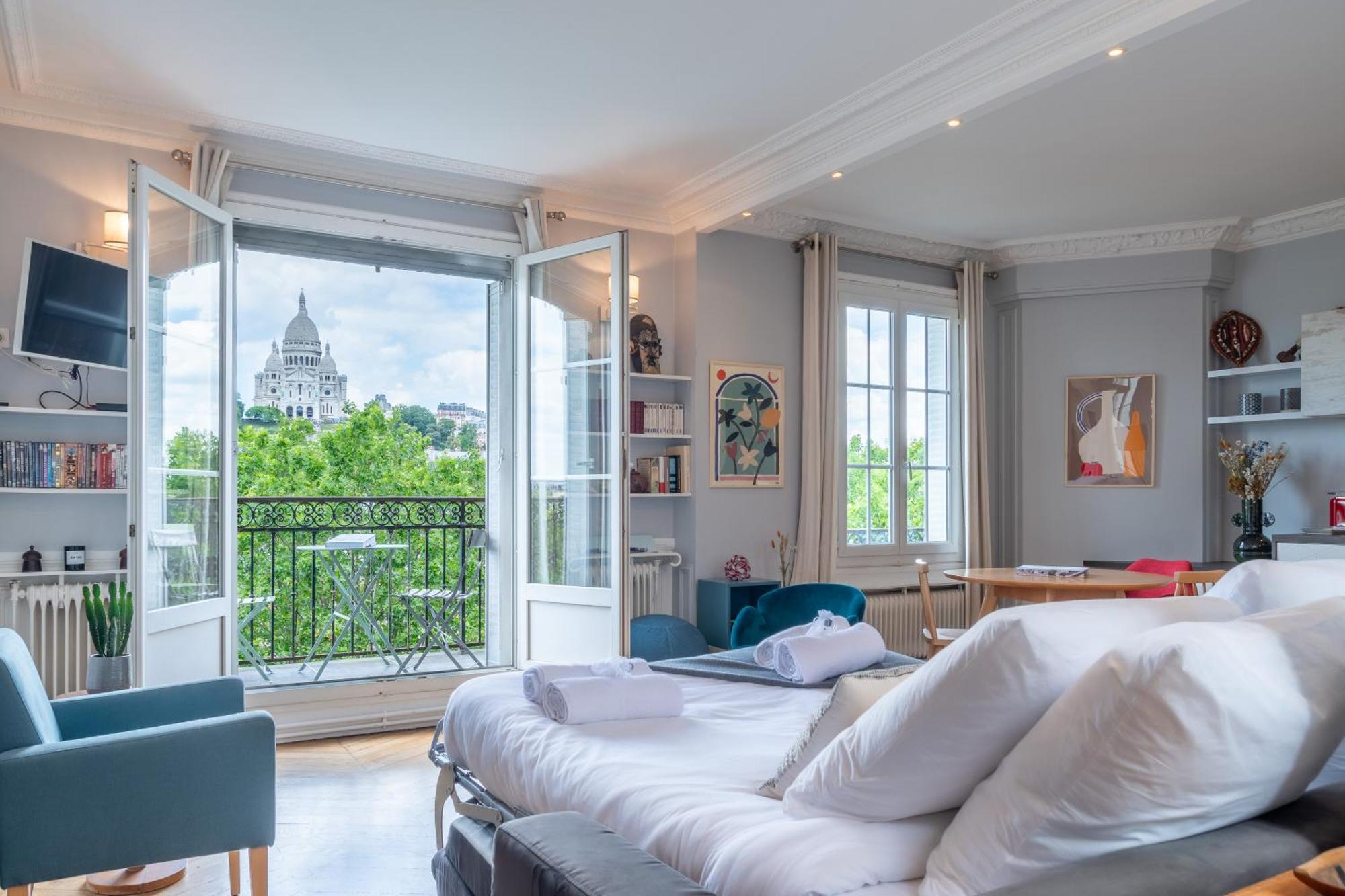 Apartment Montmartre - Avec Vue Sur Le Sacre-coeur Paris